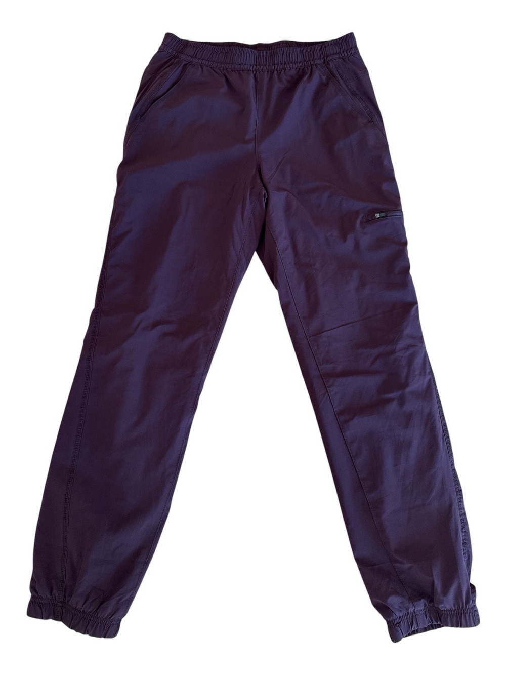 Eddie Bauer Fleece Lined Pants Dark Purple  size 4